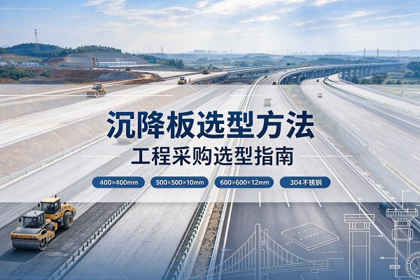 印台沉降板选择方法